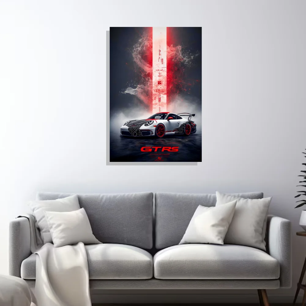 Djane Studio Car Acrylic Wall Frame | Luxury Car Wall Frame for Living Room, Bedroom, Office & Gaming Room | Modern Home Décor | Pack of 1 | Size 15x10 Inch